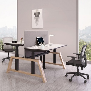 Popular Hot Sale Height Adjustable Standing Intelligent L Shape <b>Office</b> Home Executive Workstation Furniture Desks <b>Table</b> - Product Image 5