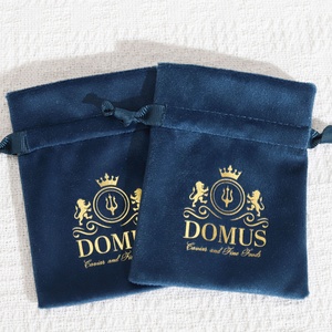 Custom Logo Bedrukt Klein Fluwelen Cadeau Sieradentas Zacht Flanellen Parfum Lippenstift Cosmetische Stof Verpakking Fluwelen Zakje - Product Image 3