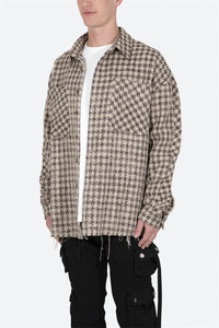 ZY Nuova Collezione Camicie in Flanella da Uomo <span class=keywords><strong>Oversize</strong></span> Casual <span class=keywords><strong>Camicia</strong></span> a Quadri <span class=keywords><strong>Giacca</strong></span> da Uomo - Product Image 2