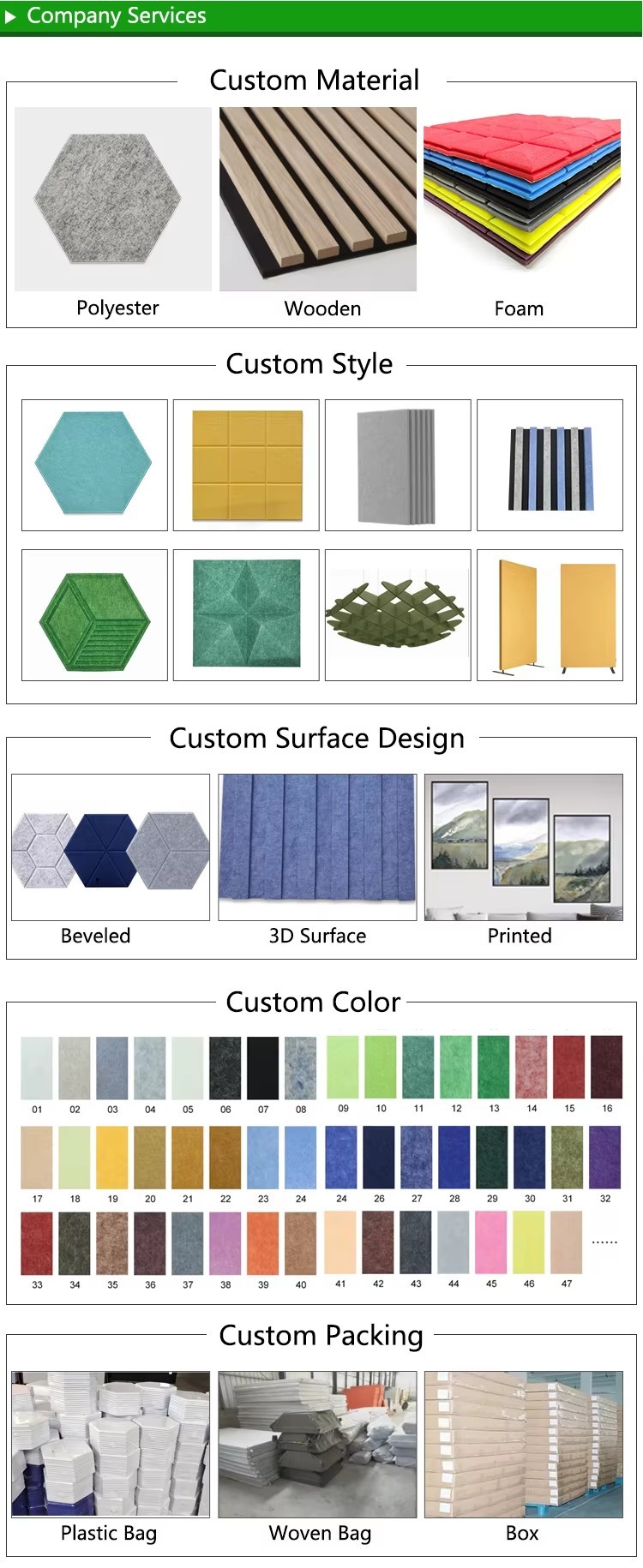 Custom colors