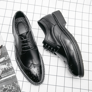 Nouvelles Chaussures de Ville en Cuir Italien à Lacets, Oxford Élégantes pour Homme Printemps et Été - Product Image 5