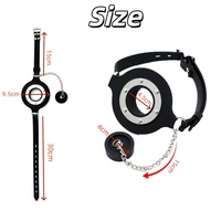 Produits SM, boule de bouchage pour la bouche, boule de bouchage pour la bouche, boule de bouchage ouvrable, bondage BDSM pour jeux adultes, fétichisme, fantaisie