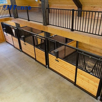 Box préfabriquée pour chevaux, équipement d'écurie équine, stalles mobiles pour ferme en extérieur