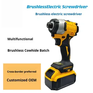 Tournevis électrique à percussion sans balais industriel, batterie lithium-ion 21V, couple maximal de 200 Nm, 3250 tr/min, outil de charge portable - Product Image 2
