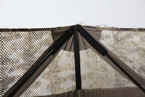 Hardside di động cây cỏ sậy vịt săn bắn mù mặt đất Camo 3 bức tường bảng điều chỉnh khung hàng rào Lều Nhà sản xuất - Product Image 5