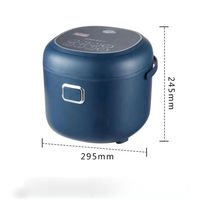 Cuisinière à riz portable 2L 12V 24V 220V, mini-cuisinière électrique pour voiture, camion et maison