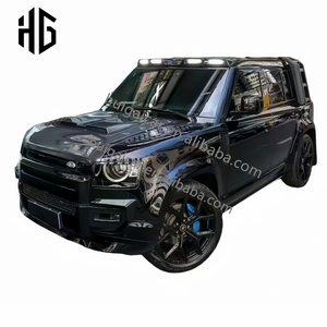 007 Edition Black Knight arcos de rueda ancha faldones laterales Kit de carrocería para el nuevo <span class=keywords><strong>Land</strong></span> <span class=keywords><strong>Rover</strong></span> <span class=keywords><strong>Defender</strong></span> 90/110/130 Kit de parachoques delantero y trasero de coche - Product Image 2