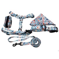 Ensemble de harnais réglable pour chien, sans traction tactique, conception de collier pour animaux de compagnie, en néoprène personnalisé, anti-fuite, harnais de luxe pour chien