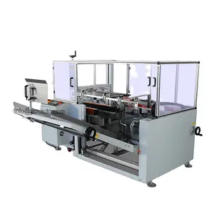 Carton Erector Automatic Case Forming Making Machine Carton Erector And Bottom Sealer With PLC For Sale