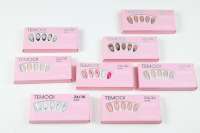 Faux ongles à presser de haute qualité, lot de 24 pièces, couvrance totale, styles variés pré-dessinés, réutilisables pour usage quotidien, en matériau ABS