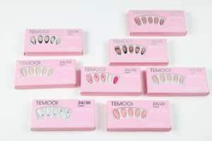 <span class=keywords><strong>Faux</strong></span> ongles à presser de haute qualité, lot de 24 pièces, couvrance totale, styles variés pré-dessinés, réutilisables <span class=keywords><strong>pour</strong></span> usage quotidien, en matériau ABS - Product Image 3