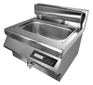 Friteuse à induction grande capacité 35L, design à brûleur unique avec commande tactile et vidange d'huile AM-CD22F201 - Product Image 5