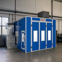 Nouvelle cabine de peinture automobile 2026, norme australienne, avec chauffage électrique pour cabine de peinture de voitures
