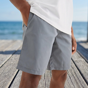Pantalones Cortos de Lino/Algodón de Alta Calidad para Hombre, Estilo Urbano, Ecológicos, Transpirables, Diseño Personalizado al por Mayor, Color Sólido - Product Image 3