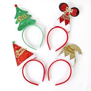 Cappello Natalizio Fascia per Capelli Albero di Natale Babbo Natale Corna di Renna Accessori per Capelli Decorazioni per Feste di Natale e <span class=keywords><strong>Capodanno</strong></span> Travestimenti - Product Image 1