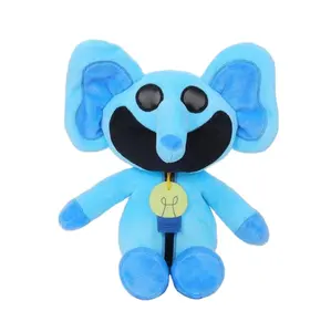 Populaire souriant bestioles en peluche animal lapin chat chien ours doux en peluche souriant bestioles horreur animal en peluche jouets