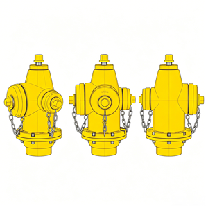 Robinet d'incendie <span class=keywords><strong>en</strong></span> fonte ductile à paroi épaissie pour la lutte contre les incendies <span class=keywords><strong>en</strong></span> extérieur - Product Image 5