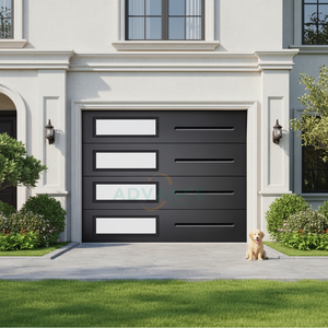 Portes de <span class=keywords><strong>garage</strong></span> sectionnelles électriques automatiques personnalisées en acier à double paroi pour villas – Offre Spéciale - Product Image 1