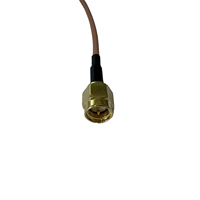 Câble coaxial RG316 en gros, style populaire, assemblage SMA-J-RG316-MMCX-JW, SMA mâle vers MMCX mâle coudé