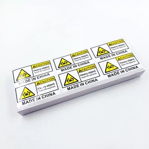 Tùy chỉnh OEM cảnh báo dán PET/Bopp dính nhãn nhà máy trực tiếp không thấm nước bền cảnh báo và hướng dẫn nhãn - Product Image 3