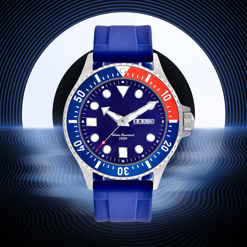 OHSEN Divers Watch LED Display Waterproof Sport Men