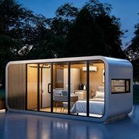 Vente en gros usine : Conteneur de couchage double 'Double Apple Cabin' avec escalier, isolé et étanche, pour hôtel