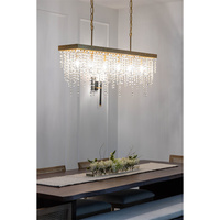 Lustre moderne de luxe en cristal taillé à la main, éclairage suspendu personnalisé pour salon, villa, hôtel, luminaire décoratif