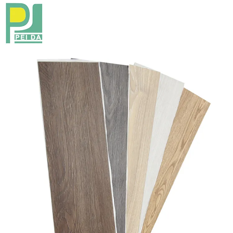 Kitchen And Bathroom Flooring Virgin Material Rustic Grey Oak Vinyl Plank Flooring Click Lock SPC Flooring