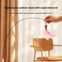 Jouet pour chat intelligent et mignon 2026, électrique, rotatif, interactif avec ventouse, son d'oiseau, pour soulager l'ennui en intérieur