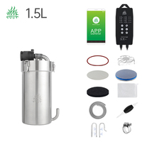 Offre Spéciale WEEK AQUA Mini Filtre d'aquarium intelligent à conversion de fréquence en acier inoxydable 304 pour aquarium nano de 15-35 cm