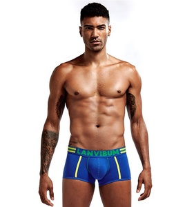 <span class=keywords><strong>Boxer</strong></span> da <span class=keywords><strong>uomo</strong></span> in cotone di vari colori Design popolare logo del marchio all'ingrosso personalizzato - Product Image 3