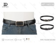 Ceinture pour homme 4.0 avec boucle automatique en acrylique 4X125Cm Noir Style décontracté - Product Image 1