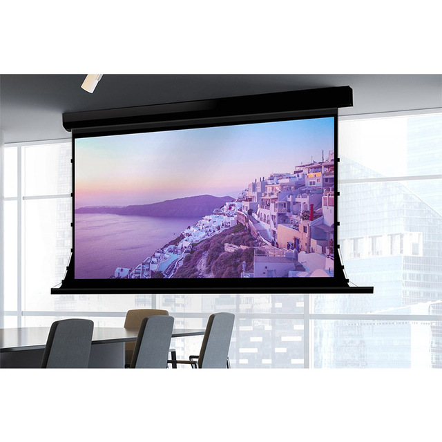200 Inch UST ALR PVC Fabric TAB Tension Motorized Projector Screen Tension Electric Projection Screen