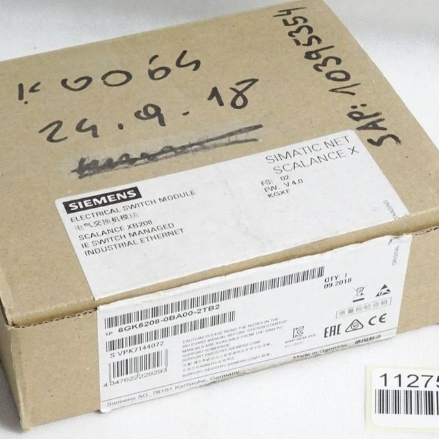 Brand New XB208 Ethernet Switch 6GK5208-0BA00-2TB2 / Original Packaging One-year Warranty PLC