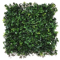 DBDMC prix usine 50*50cm buis artificiel verdure mur plante pour Halloween nouvel an décorations mur de verdure artificielle