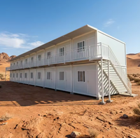 Maison conteneur pliable préfabriquée en acier respirant de type Z - Bâtiment modulaire portable pour usage résidentiel, bureau, hôtel, commercial