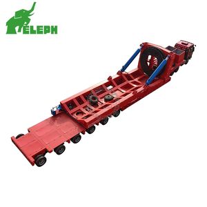 Semi-remorque à plateau surbaissé extensible de 17 m à 102 m pour le <span class=keywords><strong>transport</strong></span> de pales éoliennes de 150 tonnes - Product Image 5