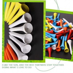 Tees de Golf Ecológicos Personalizados de Madera/Bambú Natural de 1.65 Pulgadas, Paquete de 100 Unidades, Uso en Verano/Invierno, Reducen la Fricción y el Efecto Lateral - Product Image 4