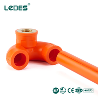 Conexión en T de Retorno con Rosca Interna Tipo U de PPR Ledes, Resistente a la Corrosión, 20mm 25mm 32mm, Accesorios para Tuberías de Sistemas de Suministro de Agua