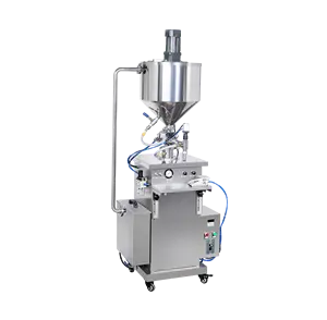 Máquina de llenado de crema líquida de temperatura constante neumática Vertical semiautomática de alta calidad