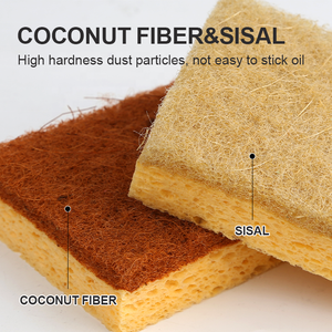 منظف مطبخ من جلوواي, إسفنج تنظيف سيزال ونباتات أو ألياف جوز الهند لا يحتاج إلى أي خدش لا يحتاج إلى رائحة - Product Image 5