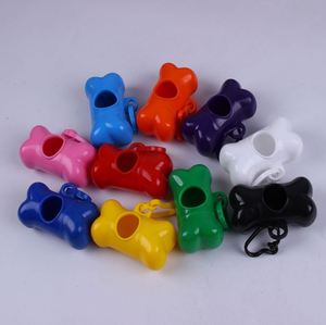 Distributeur de sacs à déjections canines en forme d'os 8,5*3,5 cm, support pour sacs à déjections pour animaux de compagnie - Product Image 1
