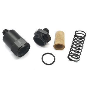 High Quality 8AN/6AN Billet IN <strong>LINE</strong> <strong>Fuel</strong> <strong>Filter</strong> 30 Micron Aluminum Black Auto Parts - Product Image 3