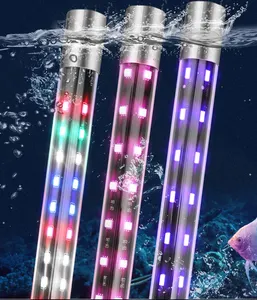 Lâmpada de led para aquário, luz de led submersível à prova d'água