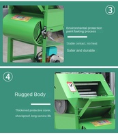 Récolteuse d'arachides agricole pour usage domestique, haute efficacité, pour arachides humides et sèches, machine à décortiquer