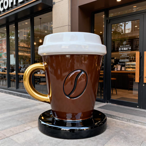 Esculturas de Resina y Fibra de Vidrio Pintadas a Mano, Impermeables, con Diseño de Comida <span class=keywords><strong>Gigante</strong></span>, para Decoración de Entradas de Tiendas - Product Image 6