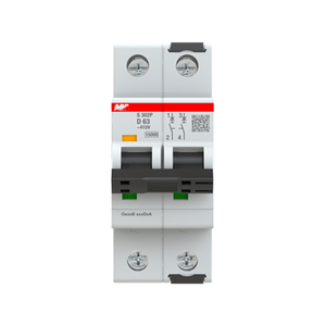Disjoncteur miniature série S300P S301P-B6/8/10/13/16/20/25/32/40/50/63 S302P-B6/8/10/13/16/20/25/32/40/50/63 100KA S30 - Product Image 1