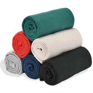180gsm máy bay lông cừu chăn khuyến mại Tùy chỉnh in và logo soild giá rẻ cực <span class=keywords><strong>Fleece</strong></span> chăn - Product Image 1