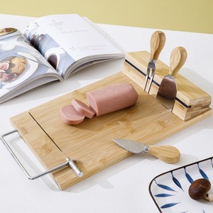 Juego de tablas de <span class=keywords><strong>queso</strong></span> de bambú Premium, soporte magnético para cuchillos, cortador de <span class=keywords><strong>queso</strong></span> de acero inoxidable, tabla de fruta/Pan, vajilla, herramientas para <span class=keywords><strong>queso</strong></span> - Product Image 6
