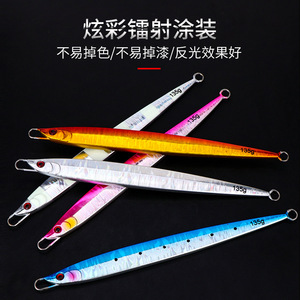 Señuelo de Pesca Solren Jigging de 135g, Color Láser, para Pesca en Agua Salada, Cebo para Fondo - Product Image 2